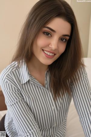 A woman in a black dress and a white hat posing for a picture.